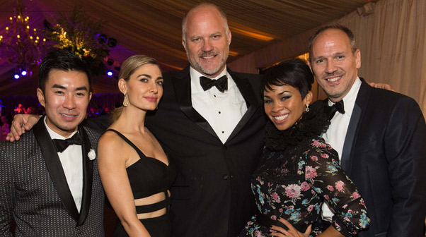 Group photo from Opera Ball