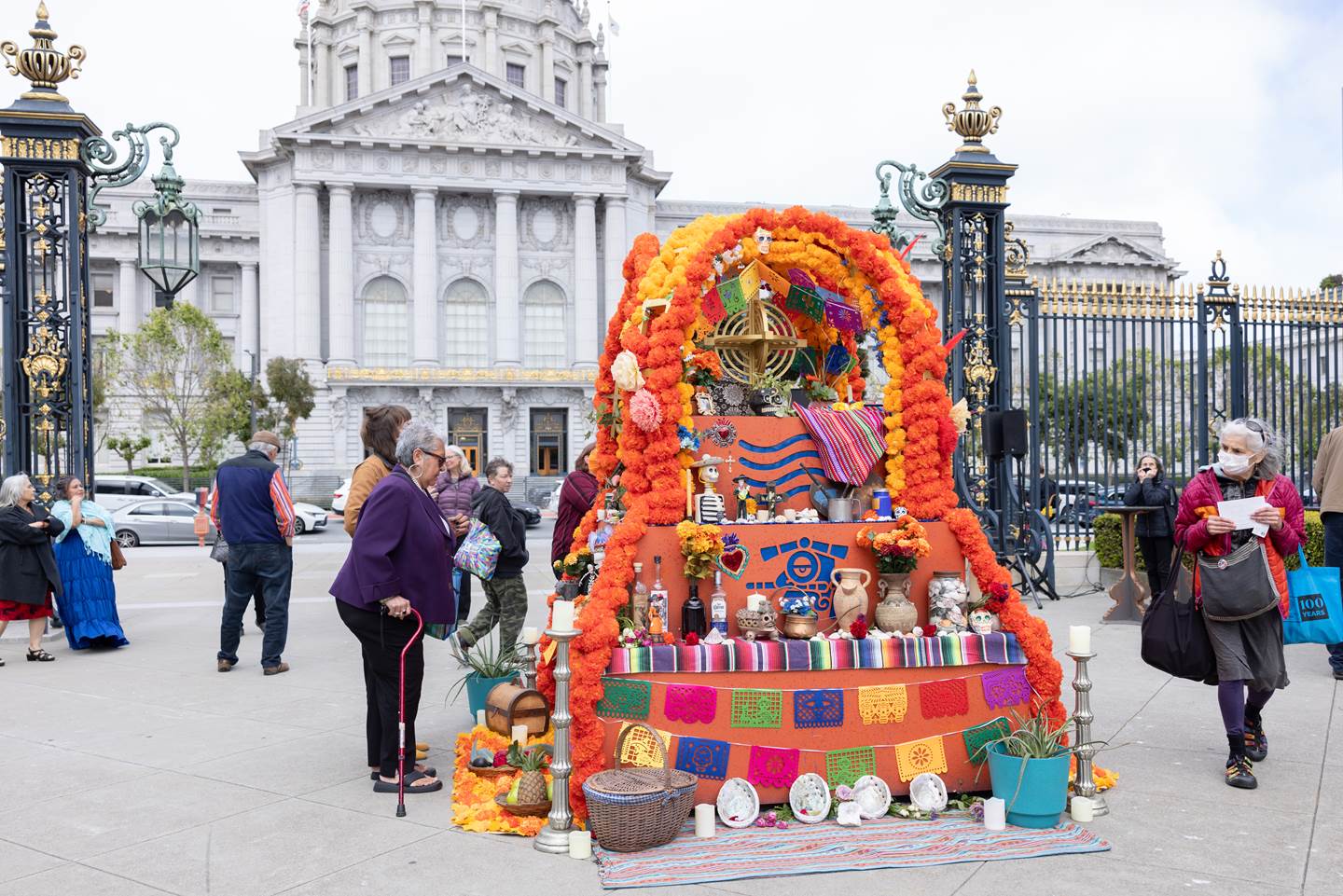 an altar where we will hold a unique, multicultural, ritual ceremony that dives deep into the celebrations of the stages of life and death.  