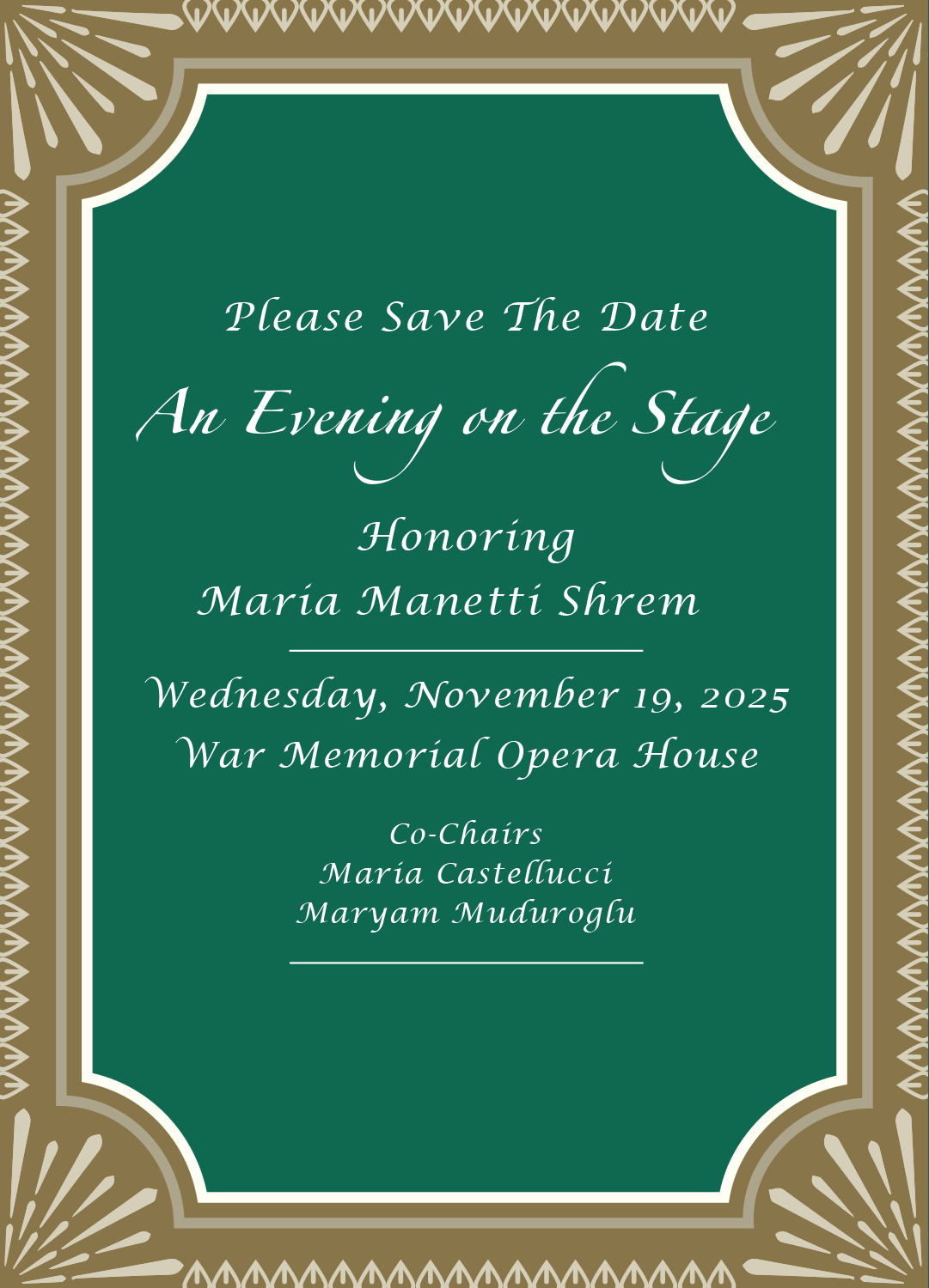 An Evening on the Stage