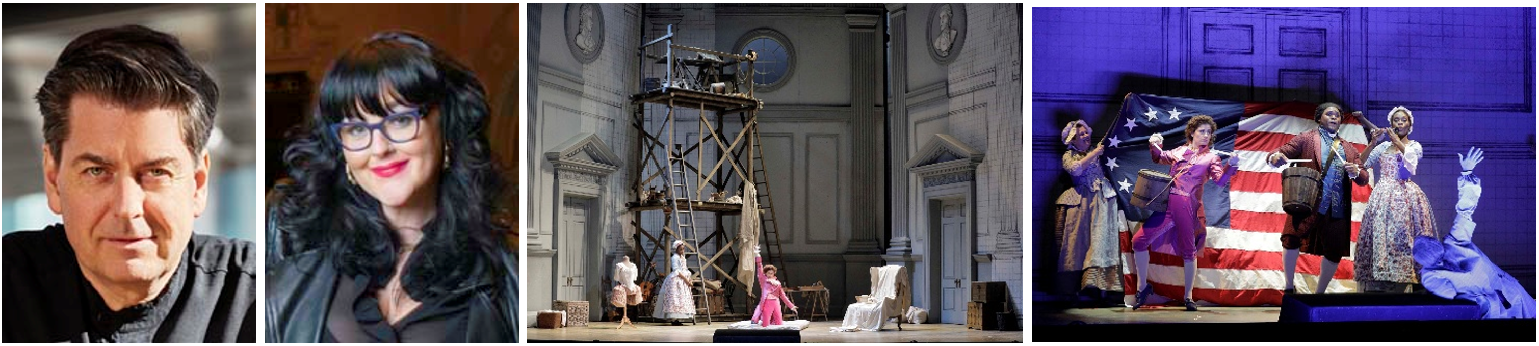 conductor, director, and production images for Marriage of Figaro